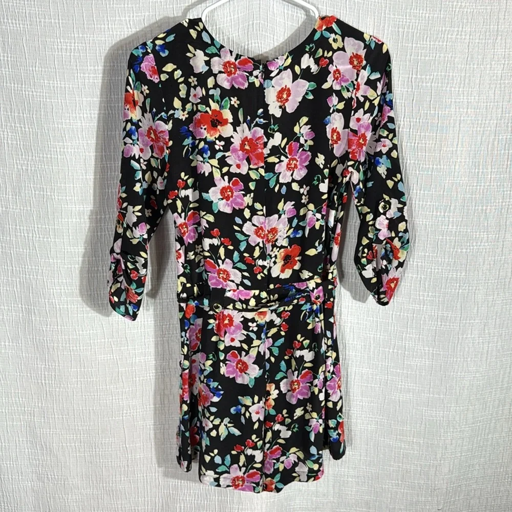 YUMI Kim Floral Silk Romper‎ size small